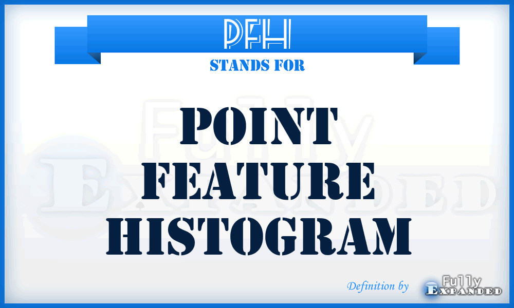 PFH - Point Feature Histogram