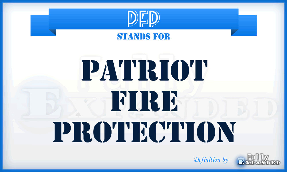 PFP - Patriot Fire Protection