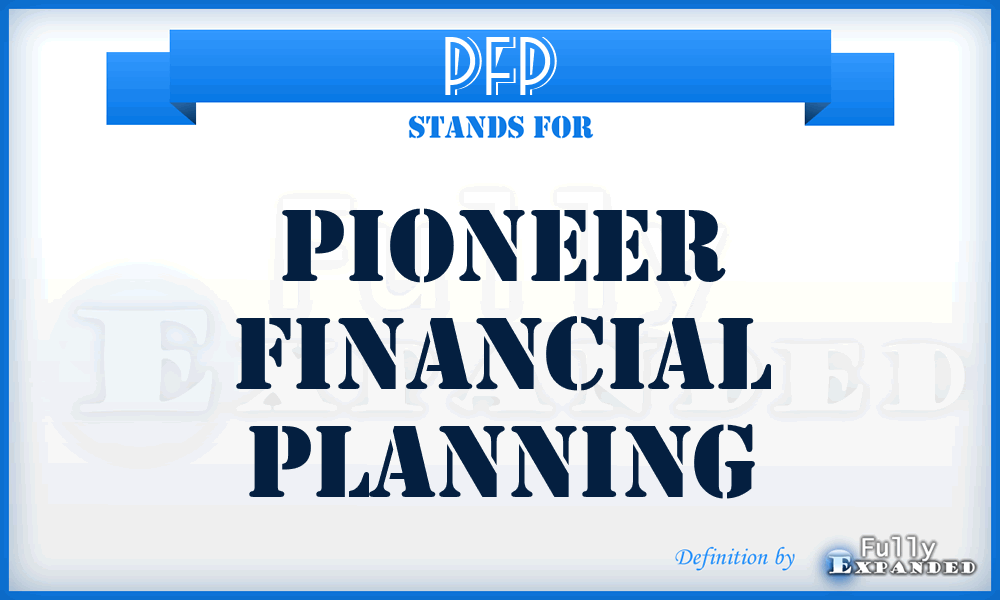 PFP - Pioneer Financial Planning