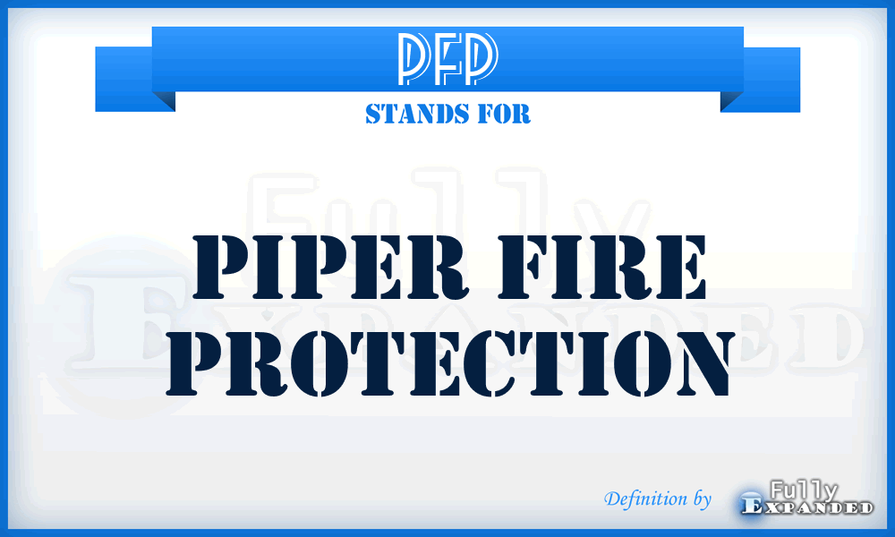 PFP - Piper Fire Protection