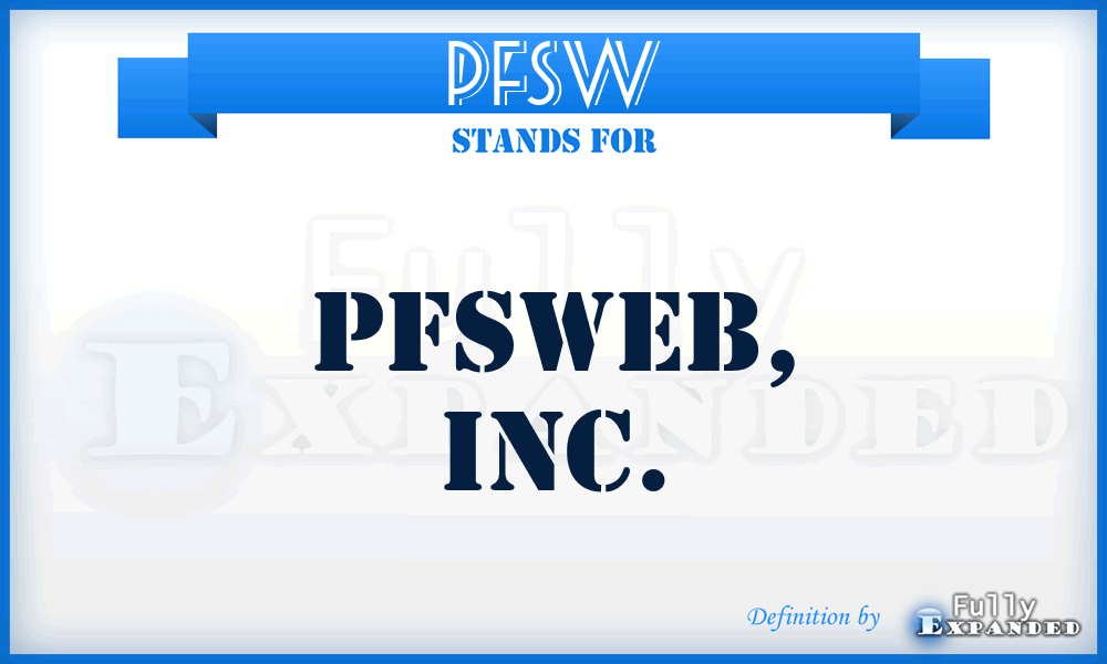 PFSW - PFSweb, Inc.