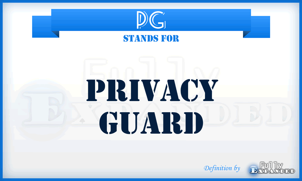 PG - Privacy Guard