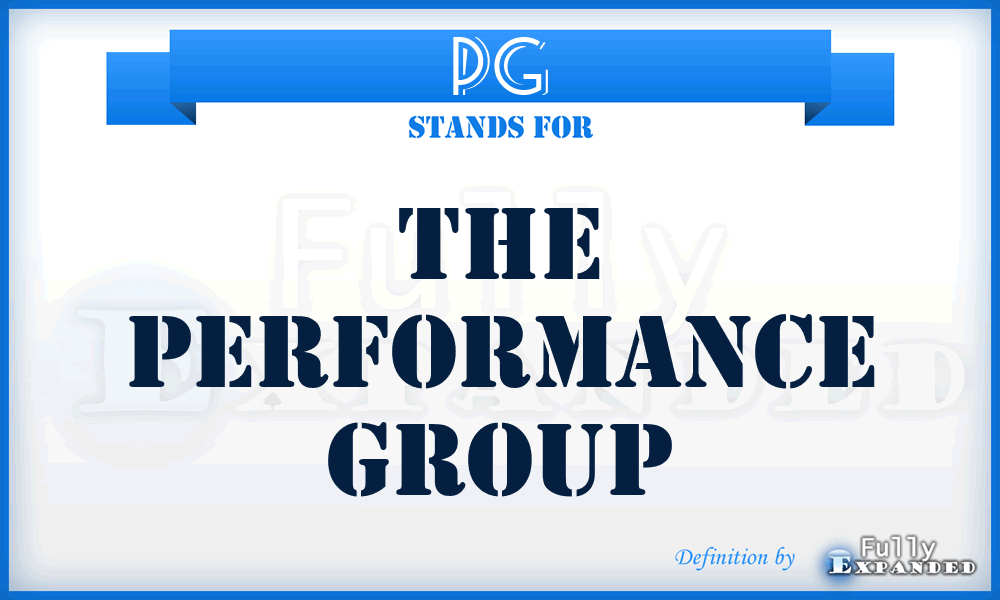 PG - The Performance Group