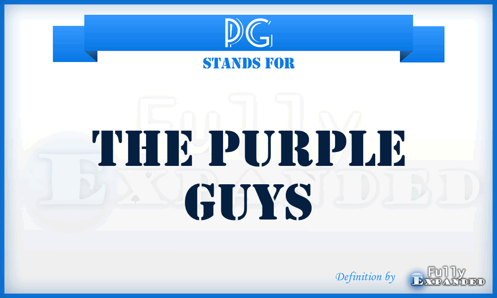 PG - The Purple Guys