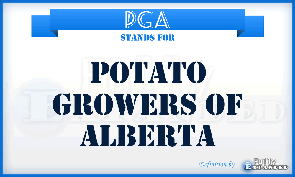 PGA - Potato Growers of Alberta