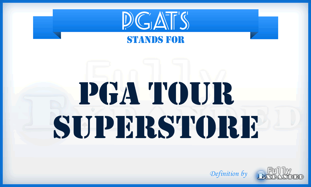 PGATS - PGA Tour Superstore
