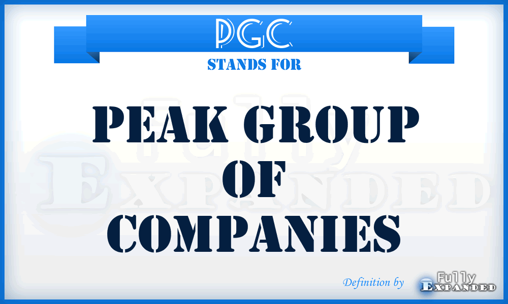 PGC - Peak Group of Companies