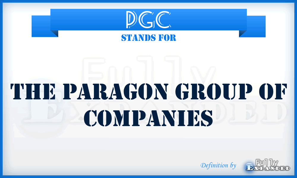 PGC - The Paragon Group of Companies