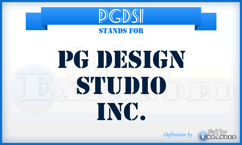 PGDSI - PG Design Studio Inc.