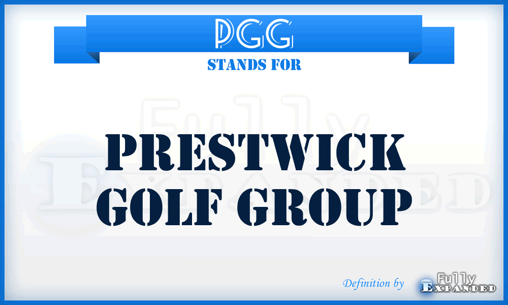 PGG - Prestwick Golf Group