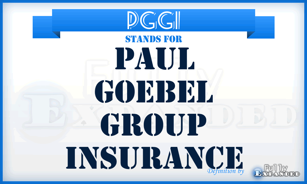 PGGI - Paul Goebel Group Insurance