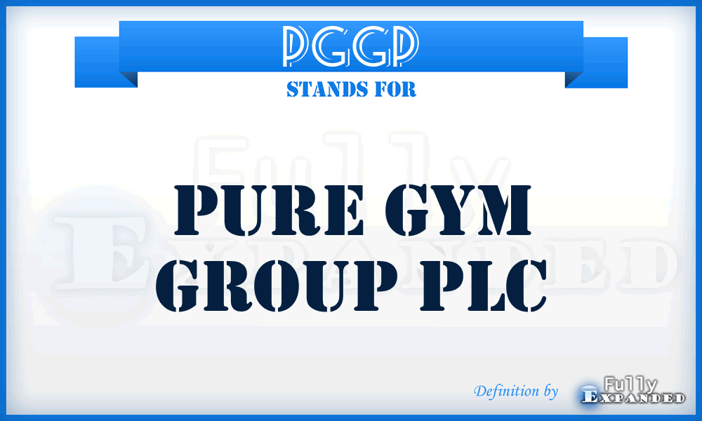 PGGP - Pure Gym Group PLC