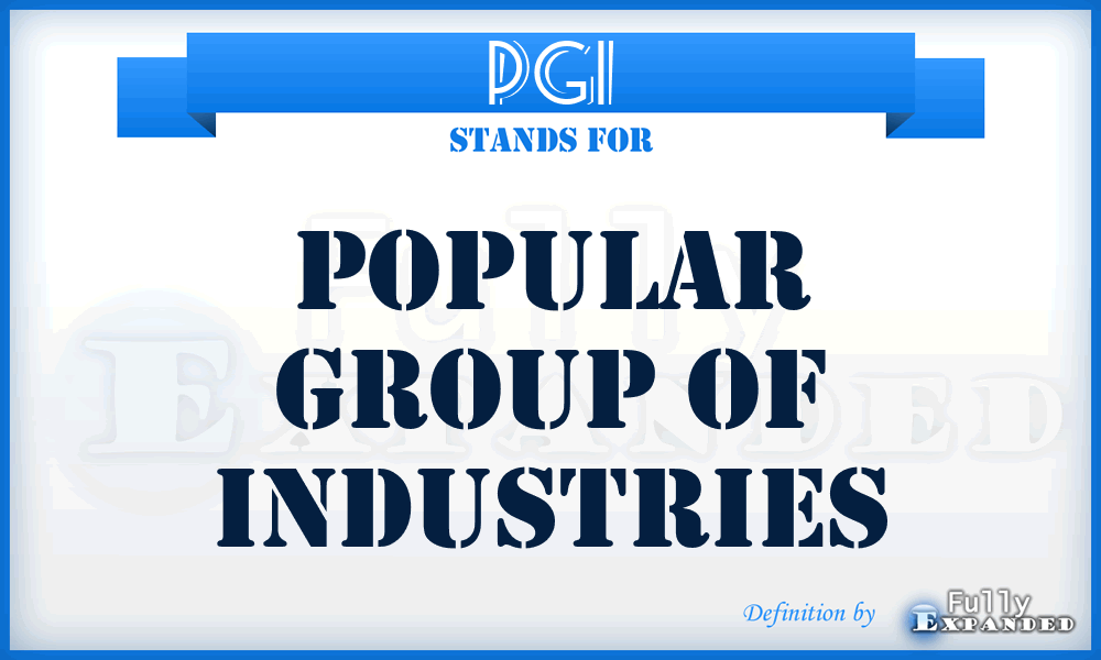 PGI - Popular Group of Industries