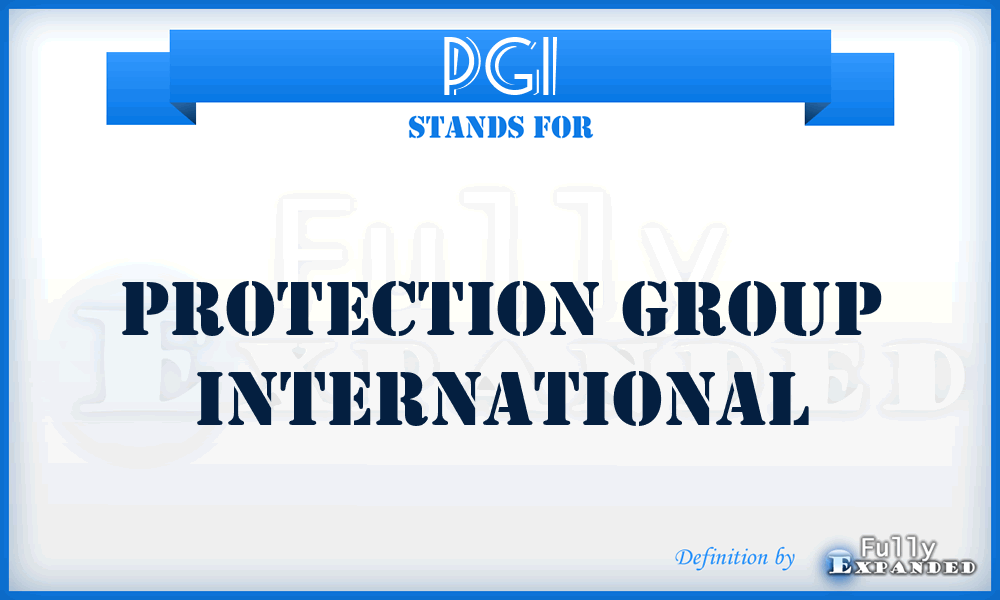 PGI - Protection Group International