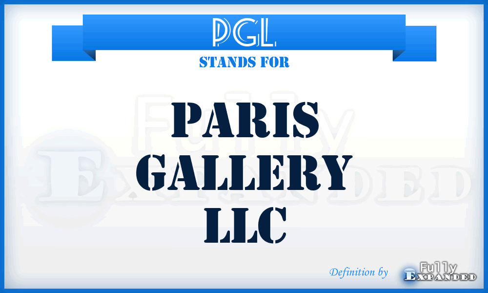 PGL - Paris Gallery LLC