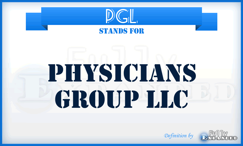 PGL - Physicians Group LLC