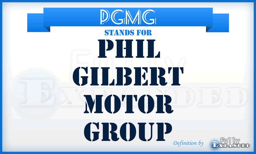 PGMG - Phil Gilbert Motor Group