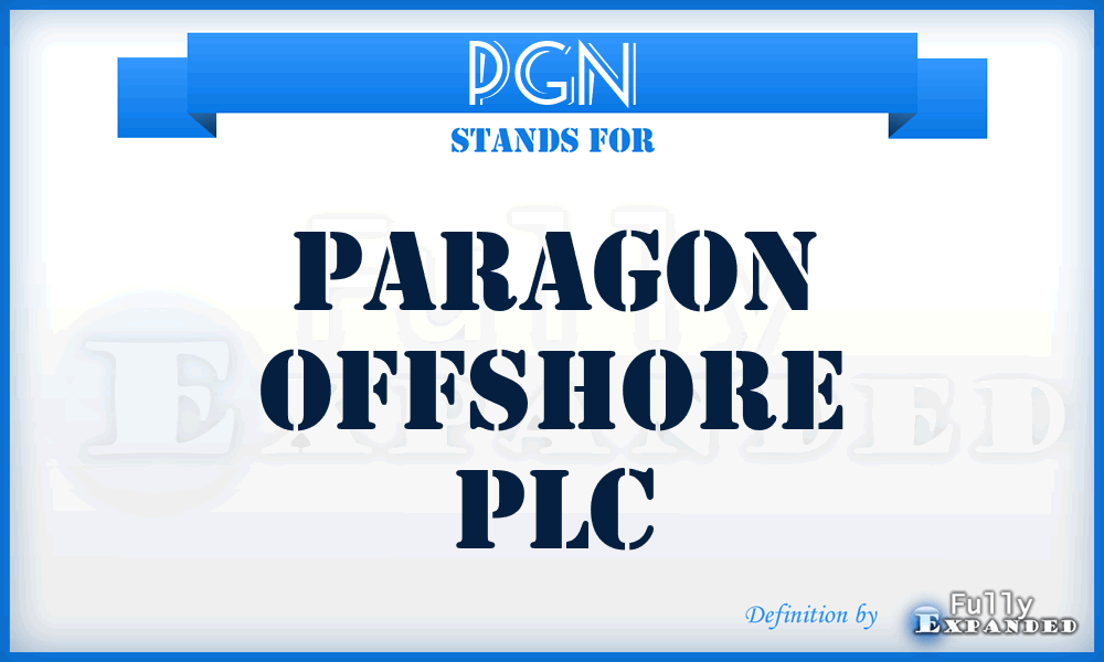 PGN - Paragon Offshore plc