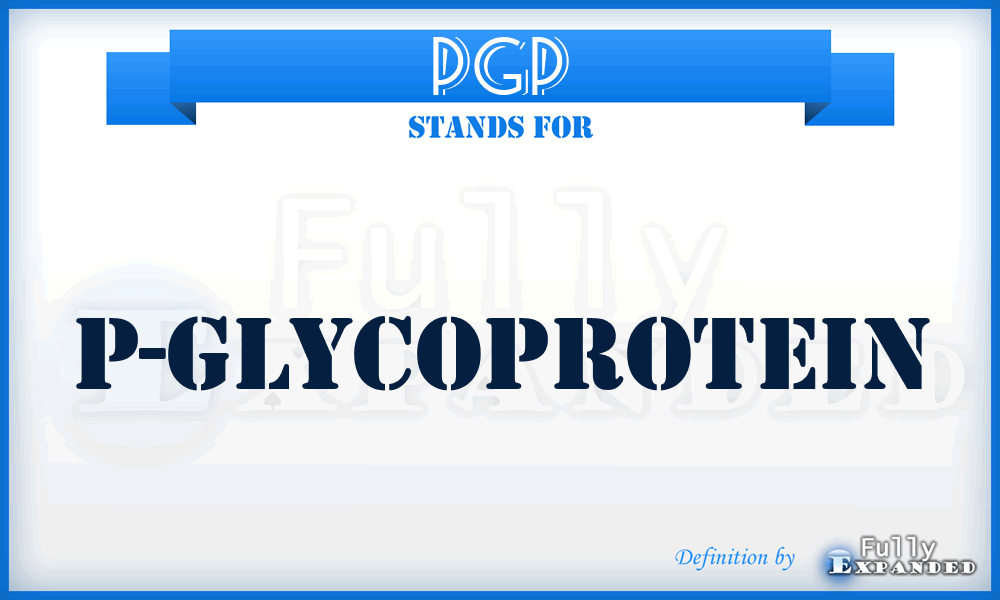 PGP - P-GlycoProtein