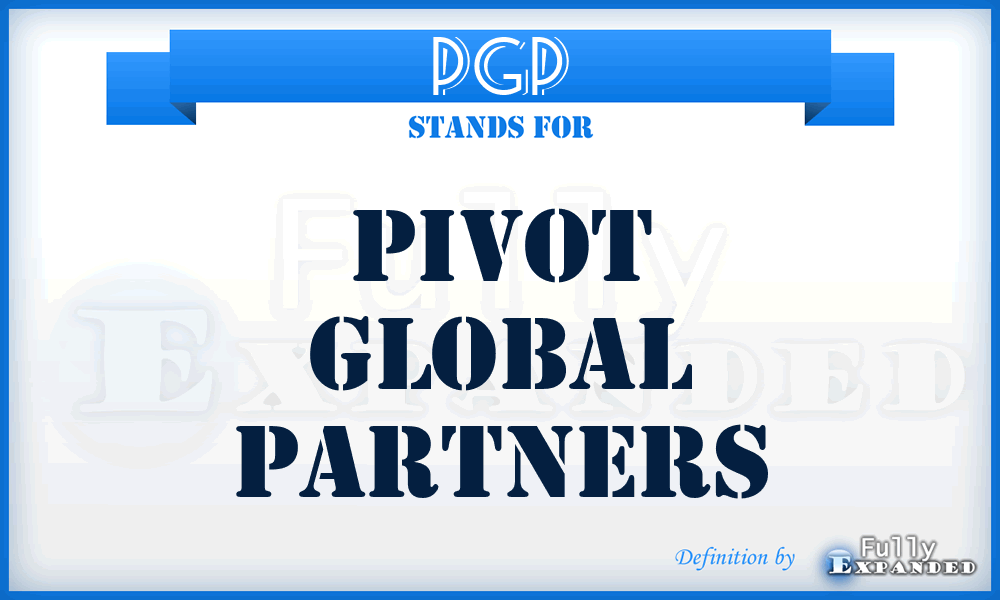 PGP - Pivot Global Partners