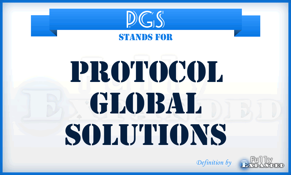 PGS - Protocol Global Solutions