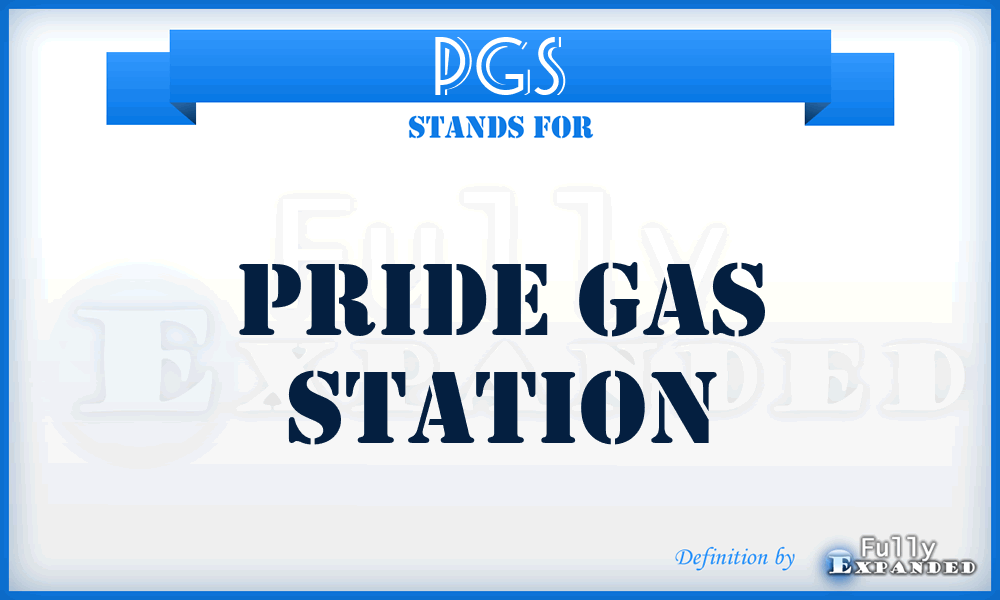 PGS - Pride Gas Station