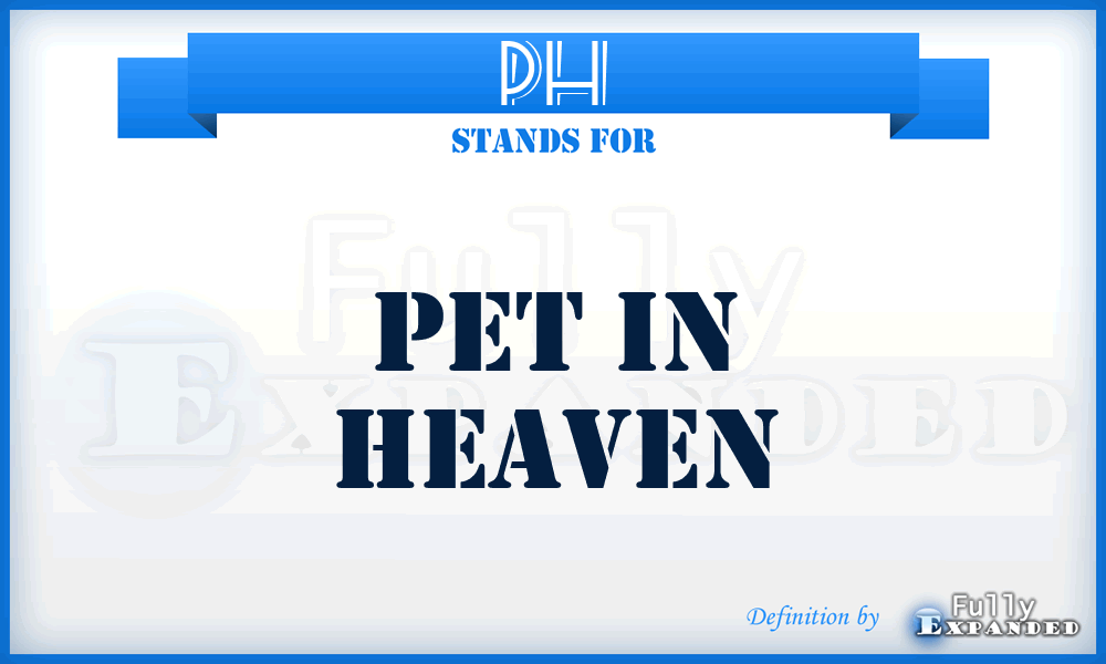 PH - Pet in Heaven