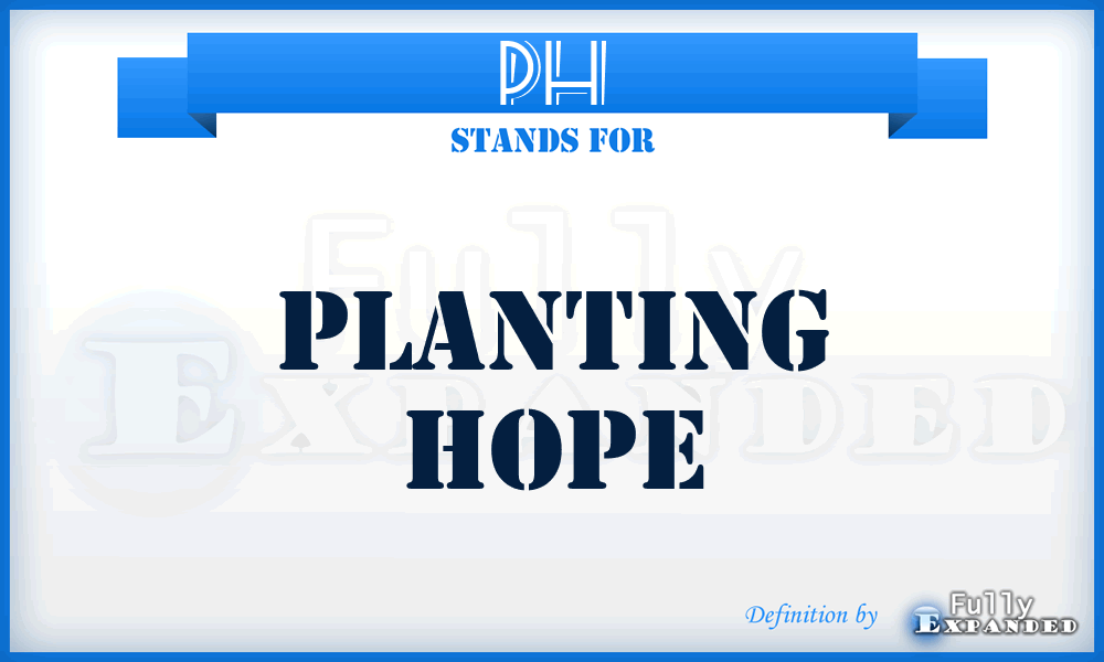 PH - Planting Hope