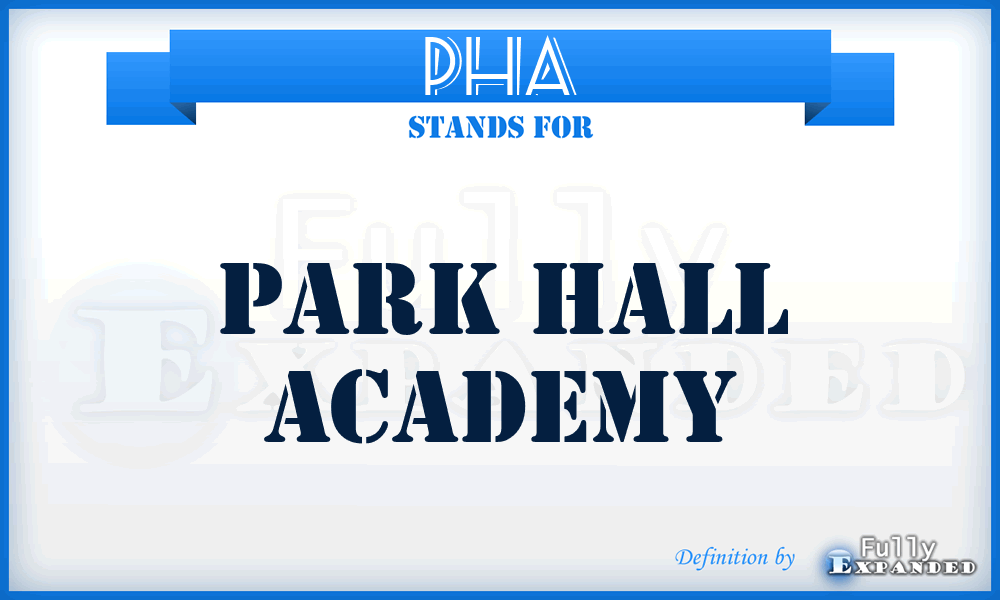 PHA - Park Hall Academy