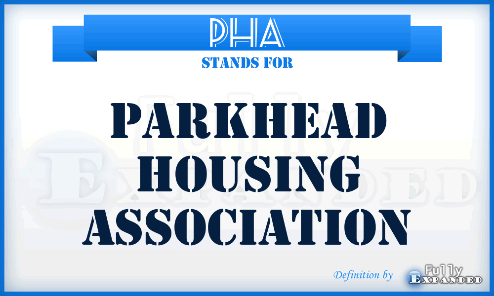 PHA - Parkhead Housing Association