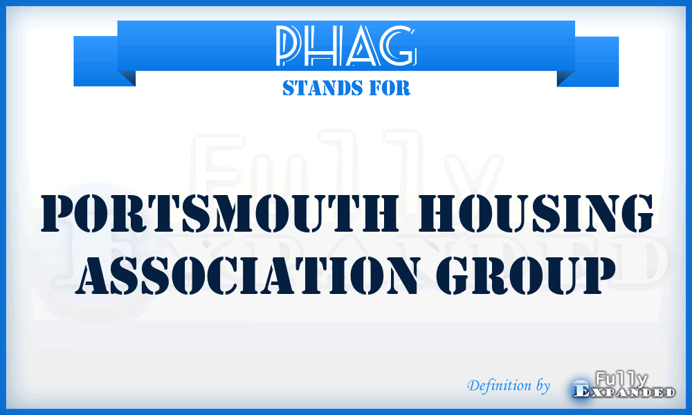 PHAG - Portsmouth Housing Association Group