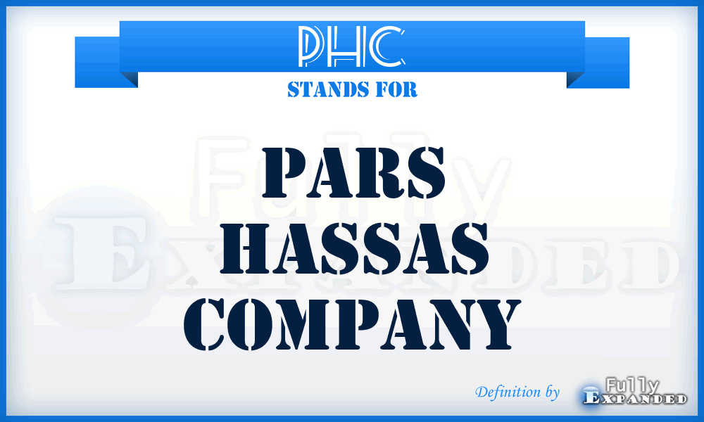 PHC - Pars Hassas Company