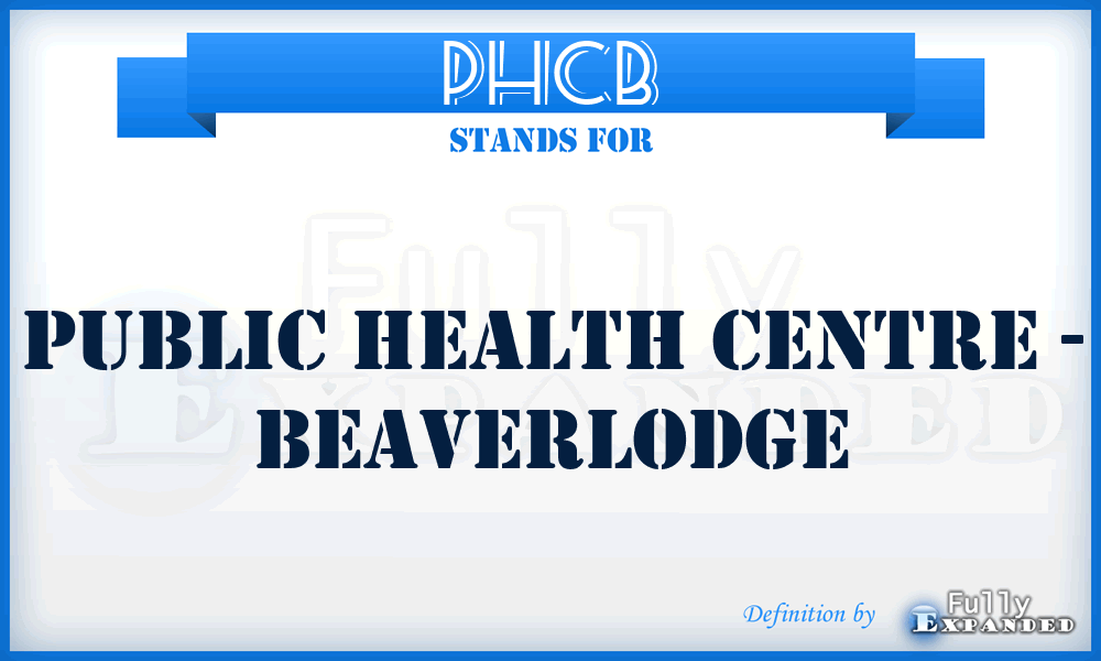 PHCB - Public Health Centre - Beaverlodge
