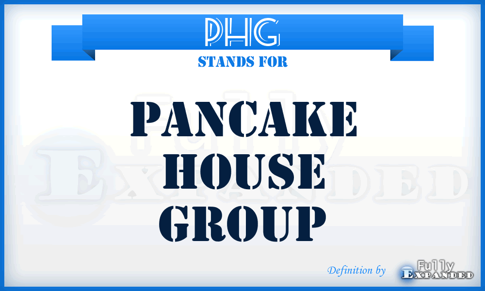 PHG - Pancake House Group