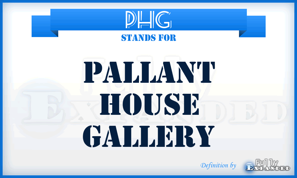 PHG - Pallant House Gallery