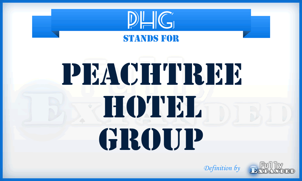 PHG - Peachtree Hotel Group