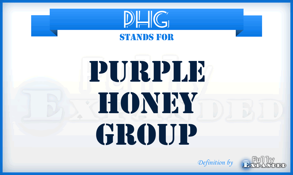 PHG - Purple Honey Group