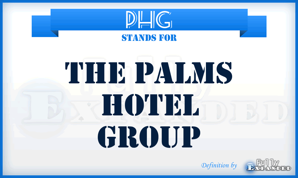 PHG - The Palms Hotel Group