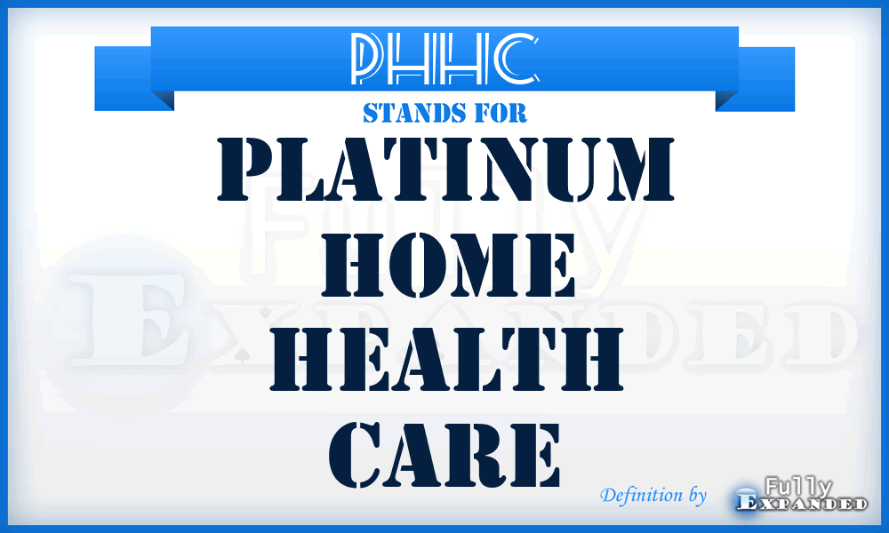 PHHC - Platinum Home Health Care