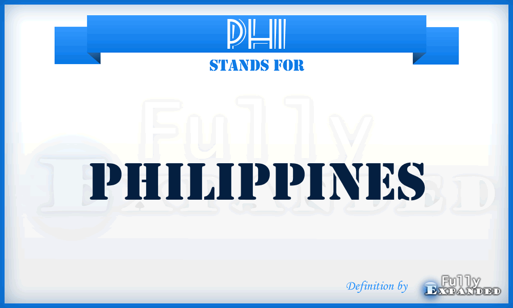 PHI - Philippines