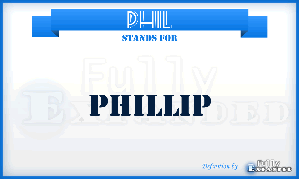 PHIL - Phillip