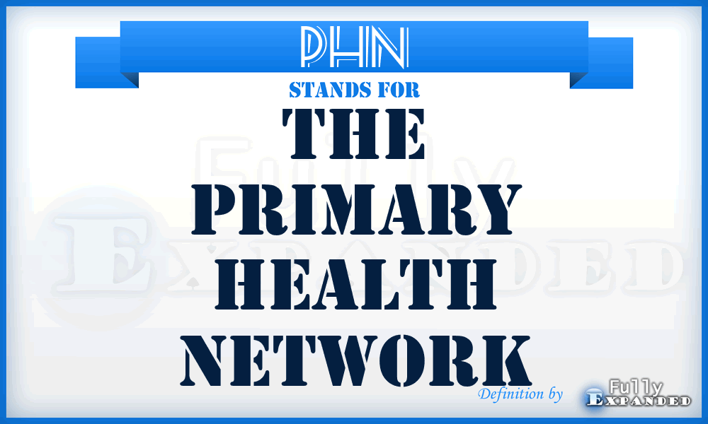 PHN - The Primary Health Network