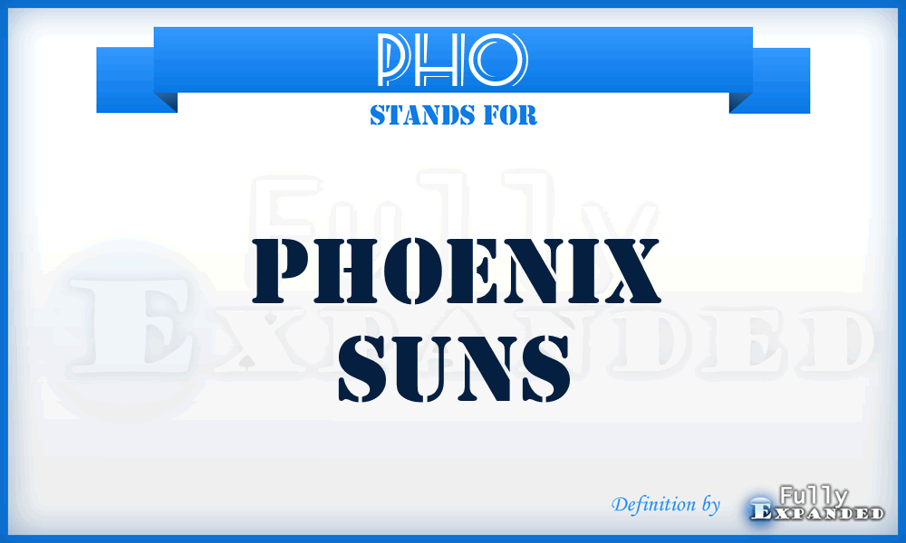 PHO - Phoenix Suns