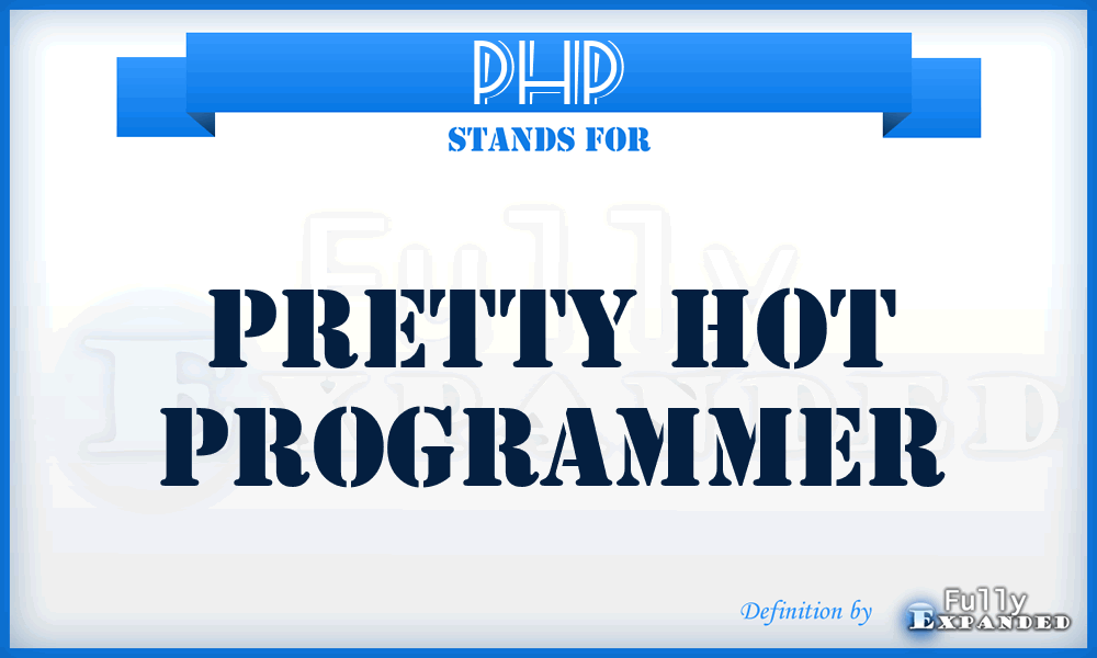 PHP - Pretty Hot Programmer