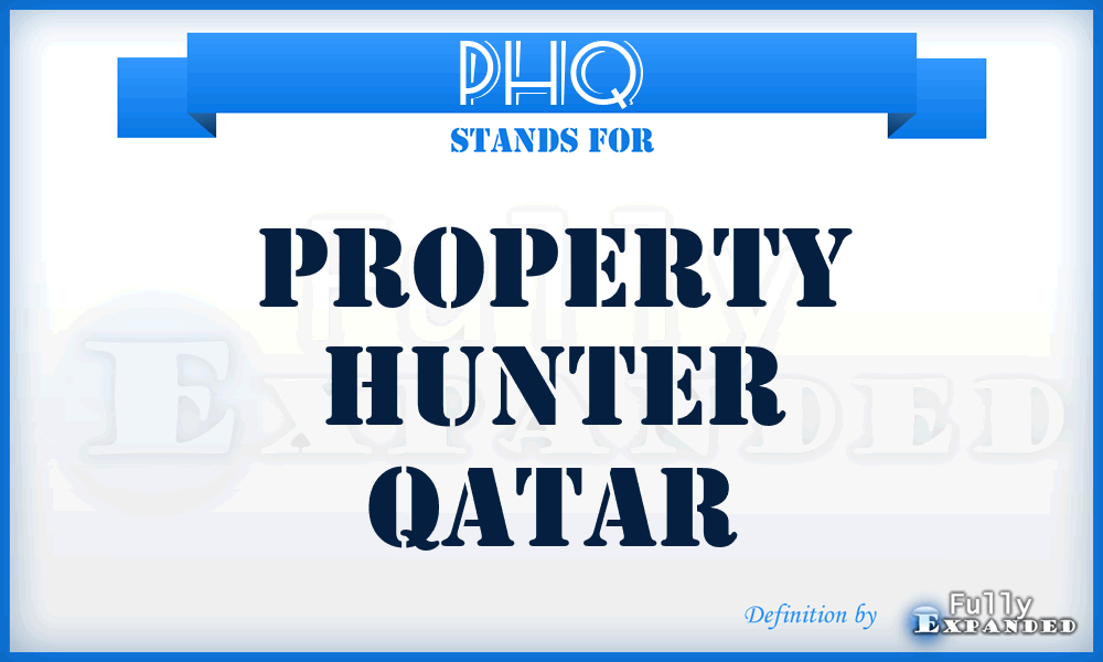 PHQ - Property Hunter Qatar