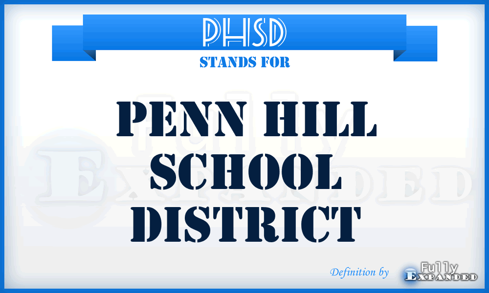 PHSD - Penn Hill School District