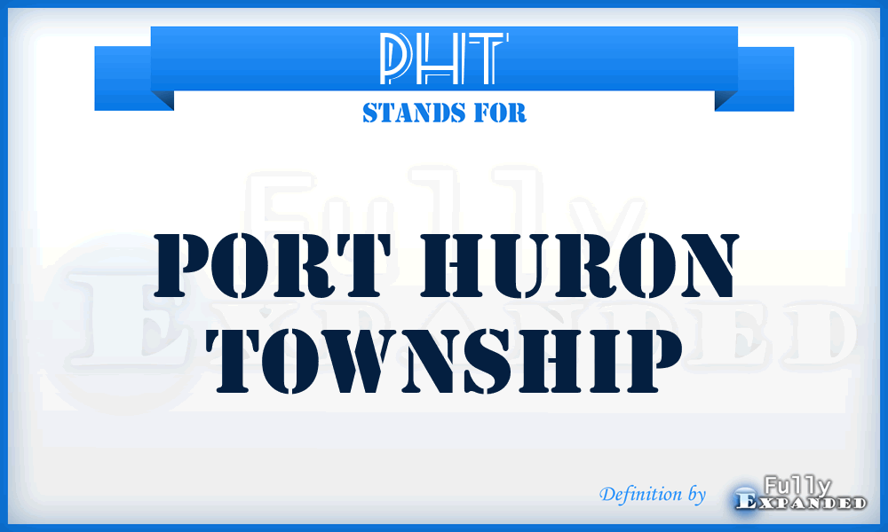 PHT - Port Huron Township
