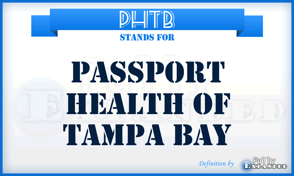 PHTB - Passport Health of Tampa Bay