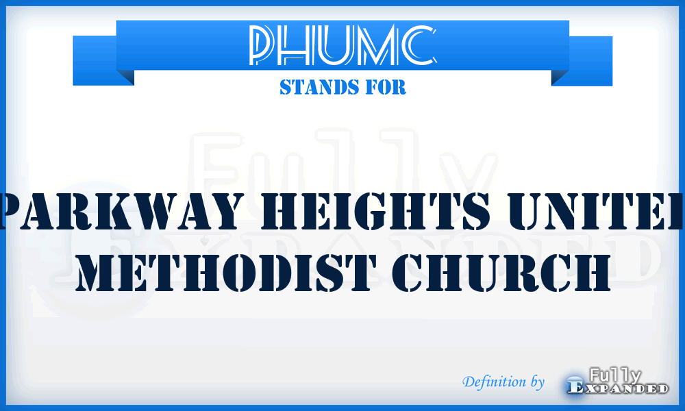 PHUMC - Parkway Heights United Methodist Church