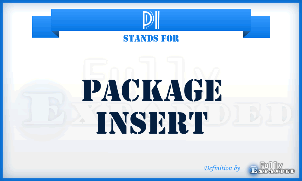 PI - Package Insert